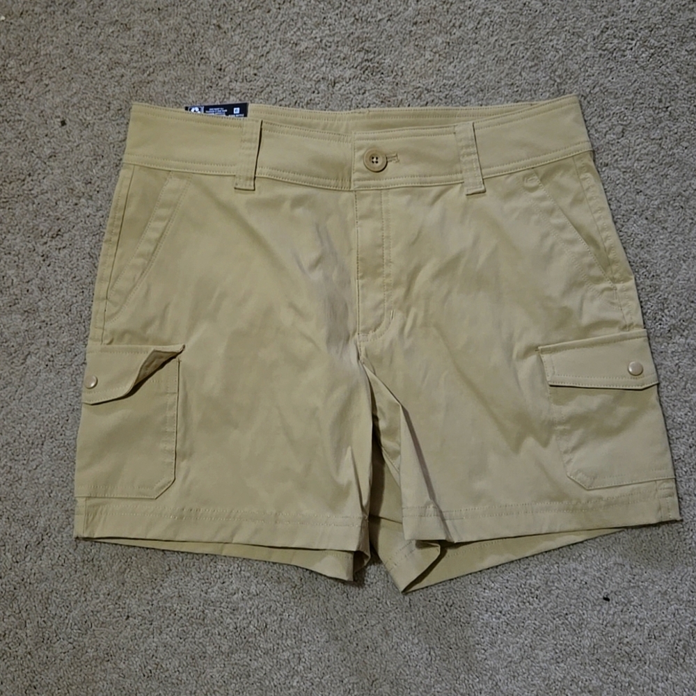 Eddie Bauer Women's Tan Cargo Shorts  6